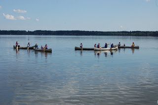 Canoeing At Camp Foley 2012
