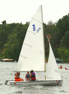 Foley sailors on Whitefish Lake.