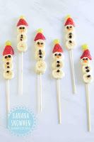 Christmas Banana Snowmen