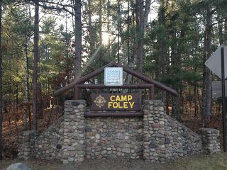 Camp Foley Welcome Sign