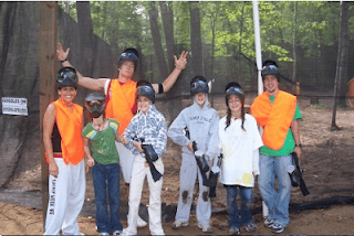 First summer of Paintball at camp in 2005!!