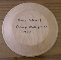 Engraved Wooden Plate